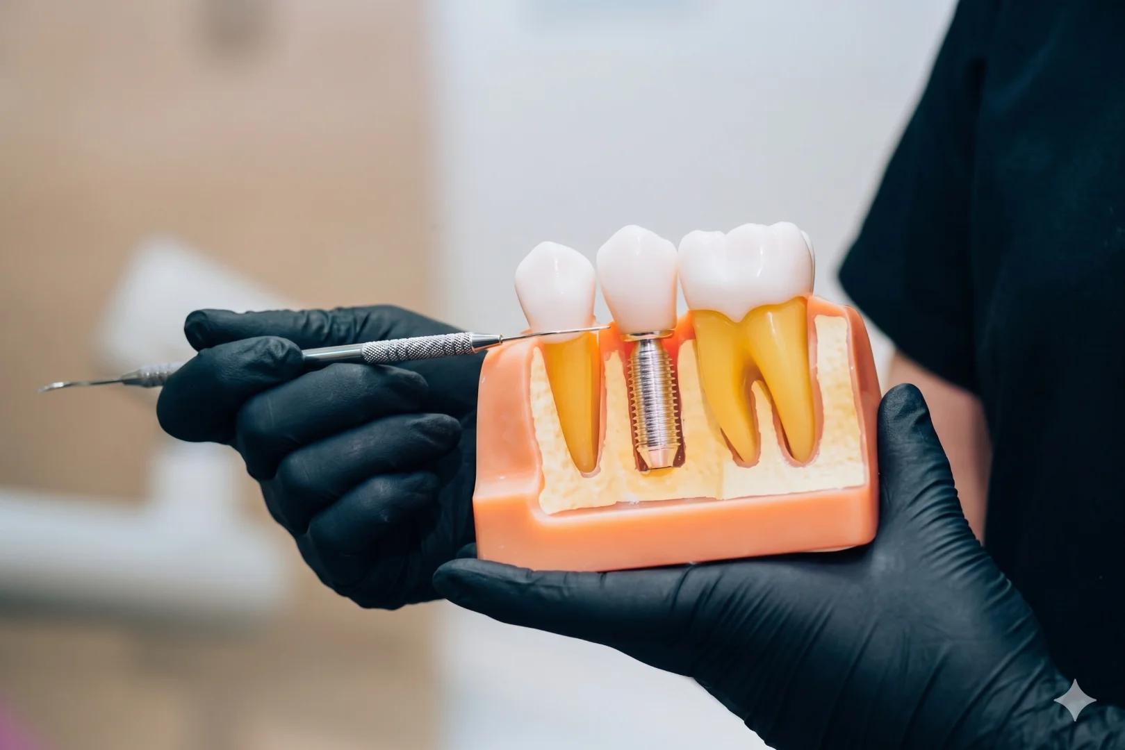 Permanent dental implants at Hlavaty Dental Arts in Santa Barbara